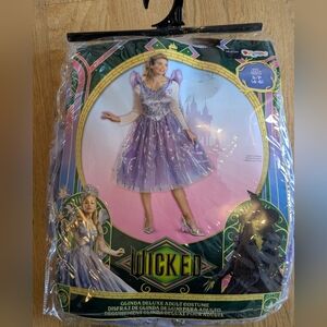 Wicked Glinda Deluxe Adult Costume NEW Small Good Witch Galinda